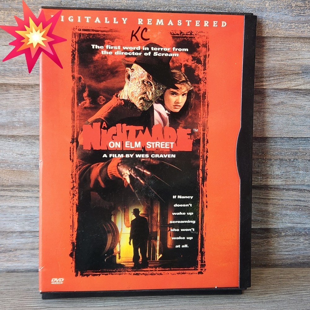 🖤 Nightmare on Elm Street DVD Classic 80s Horror Scary Movie Freddy Krueger